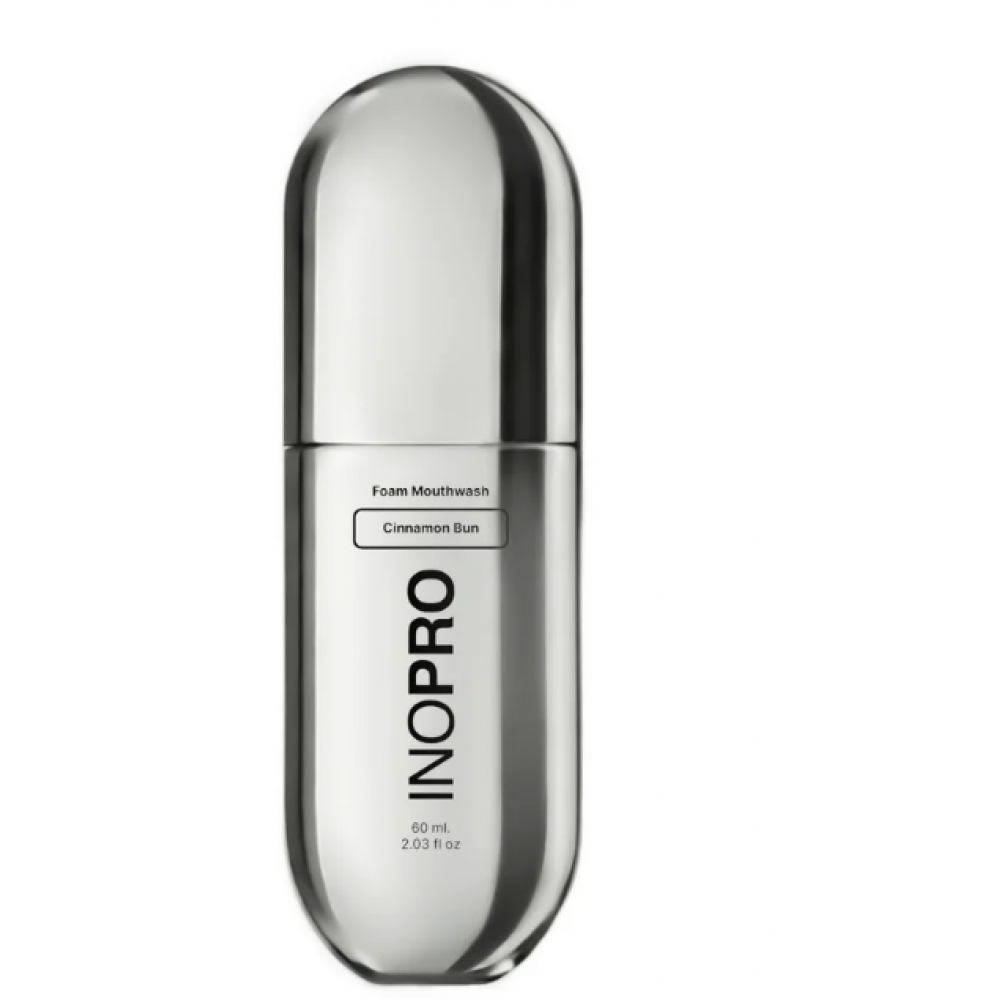 Inopro Foam Mouthwash with Hyaluronic Acid and Vitamin C, Cinnamon Bun 60ml BODY CARE