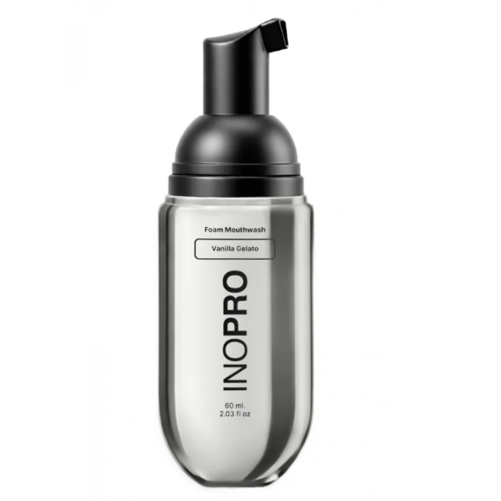 Inopro Foam Mouthwash with Hyaluronic Acid και Vitamin C Vanilla Gelato 60ml BODY CARE