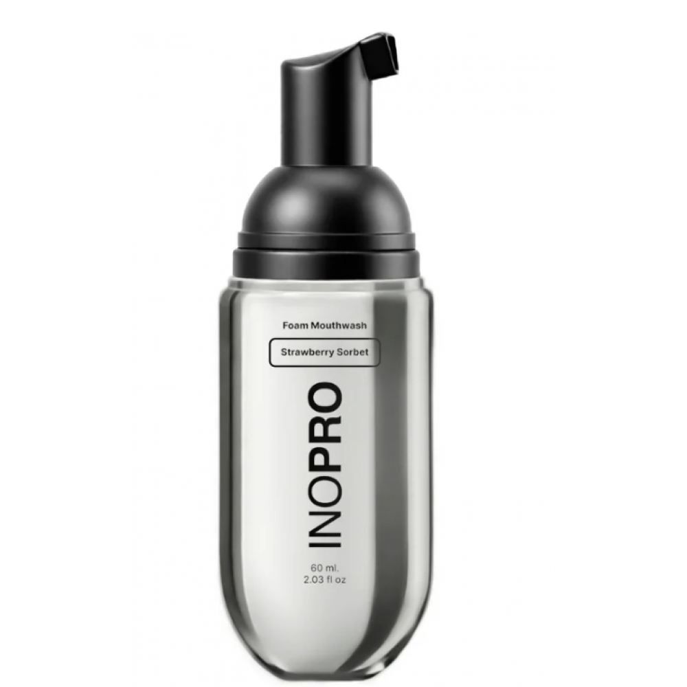 Inopro Foam Mouthwash with Hyaluronic Acid και Vitamin C, Strawberry Sorbet 60ml BODY CARE