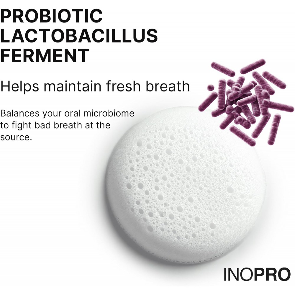 Inopro Whitening Probiotic Toothpaste with Nano Hydroxyapatite, No Fluoride, Mangosteen, 75g BODY CARE