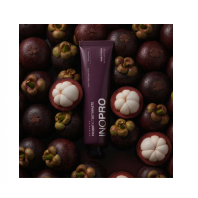 Inopro Whitening Probiotic Toothpaste with Nano Hydroxyapatite, No Fluoride, Mangosteen, 75g