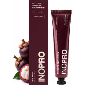 Inopro Whitening Probiotic Toothpaste with Nano Hydroxyapatite, No Fluoride, Mangosteen, 75g BODY CARE