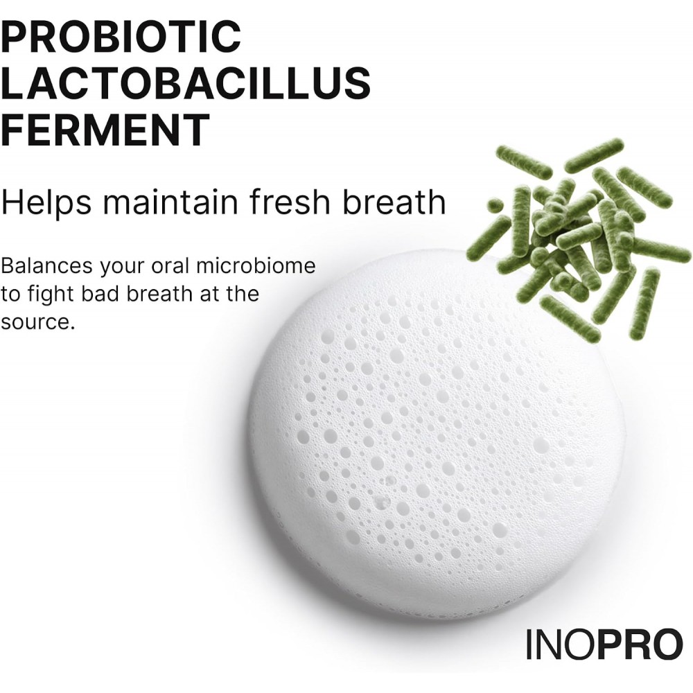 Inopro Whitening Probiotic Toothpaste with Nano Hydroxyapatite, No Fluoride, Mochi, 75g BODY CARE