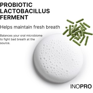 Inopro Whitening Probiotic Toothpaste with Nano Hydroxyapatite, No Fluoride, Mochi, 75g BODY CARE