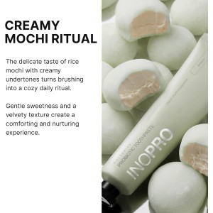 Inopro Whitening Probiotic Toothpaste with Nano Hydroxyapatite, No Fluoride, Mochi, 75g BODY CARE