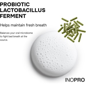 Inopro Whitening Probiotic Toothpaste with Nano Hydroxyapatite, No Fluoride, Peppermint, 75g BODY CARE
