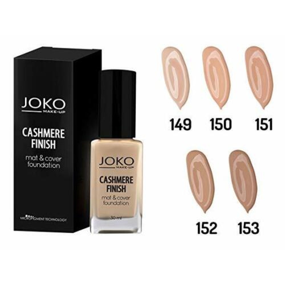 Joko Cashmere Finish Foundation No 150 Ivory (30ml) MAKEUP