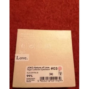 Joko Nature Of Love Vegan Collection Eyeshadow No 03 (2g)  Μακιγιάζ