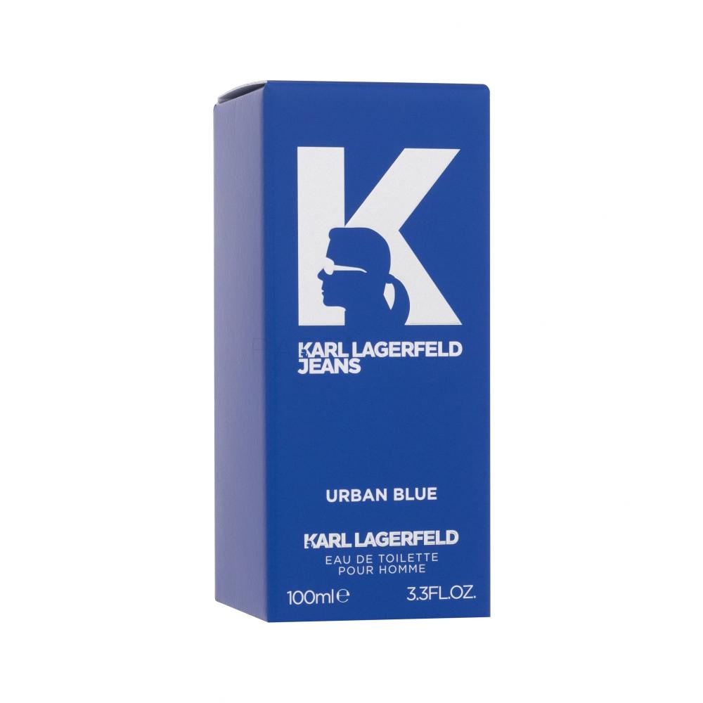 Karl Lagerfeld Urban Blue Men Eau De Toilette Spray 100ml Ginger and Vetiver PERFUMES
