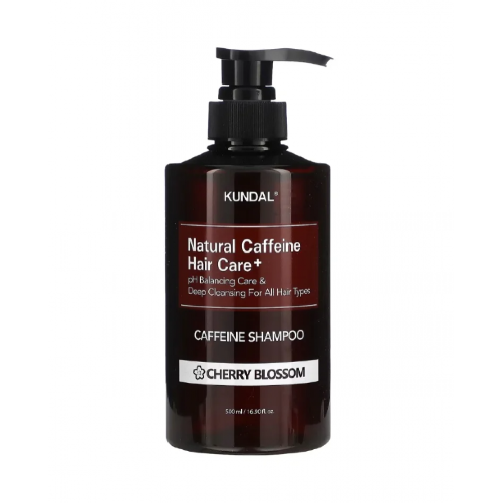 Kundal Caffeine Shampoo Cherry Blossom 500ml HAIR CARE 