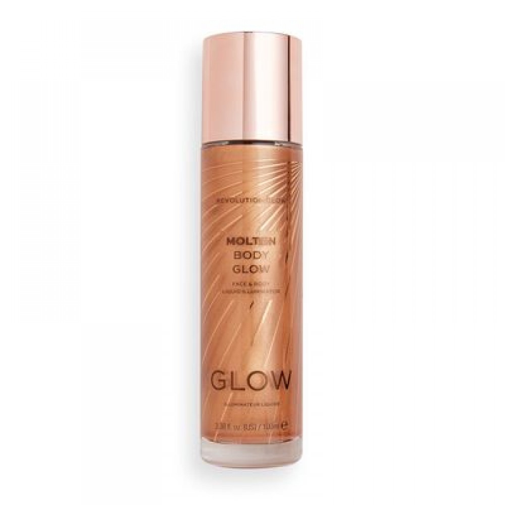 Makeup Revolution Glow Molten Body Bronze Liquid Illuminator  100ml MAKEUP