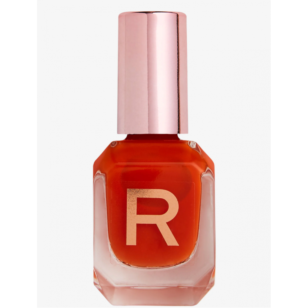 Makeup Revolution High Gloss Nail Polish Mango Orange Προϊόντα Νυχιών 