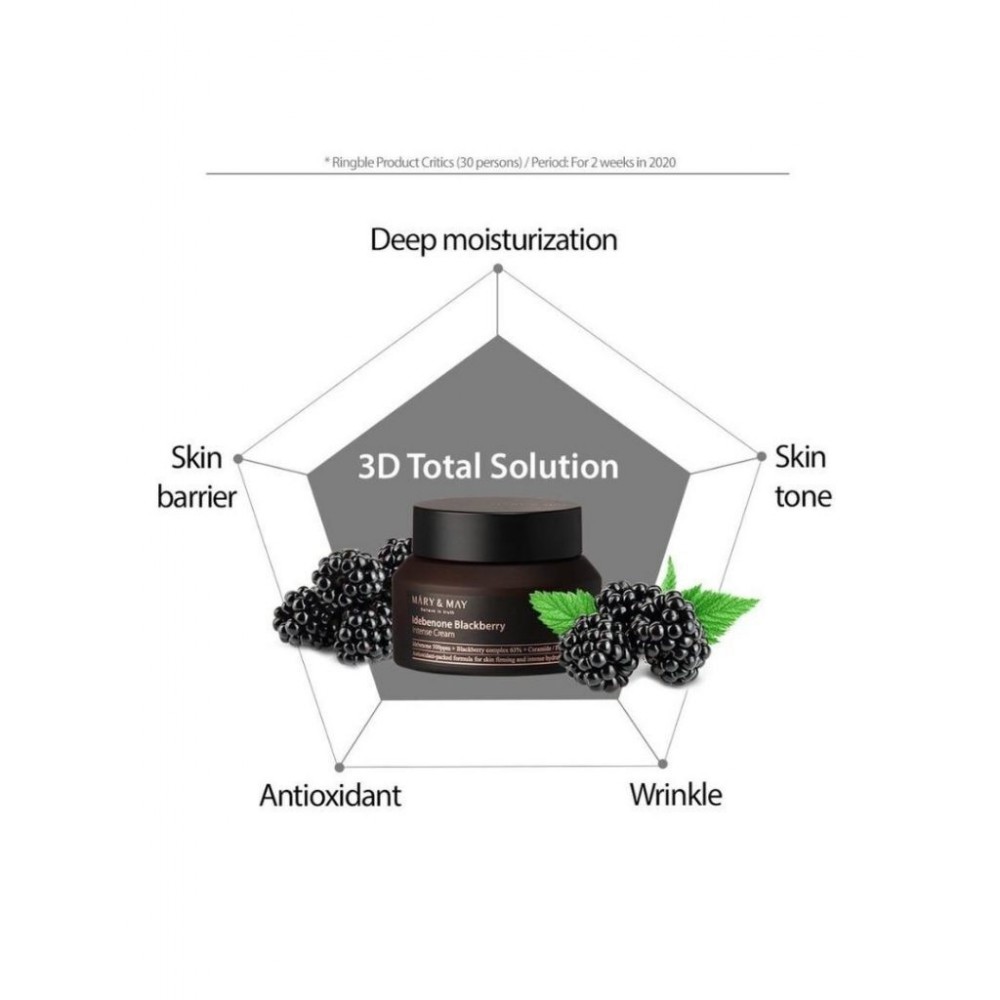 Mary and May Idebenone and Blackberry complex intensive cream 70gr SKINCARE