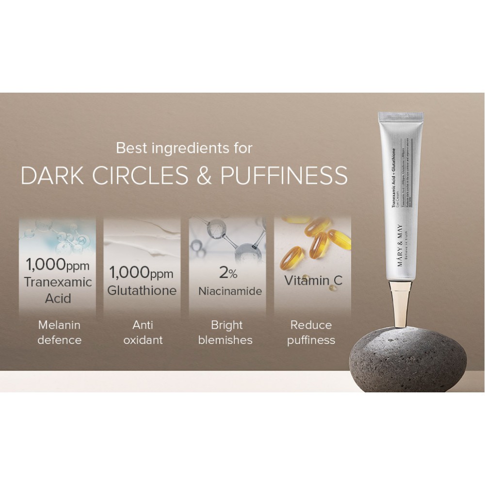 Mary and May Tranexamic Acid and Glutathione Eye Cream 30ml SKINCARE