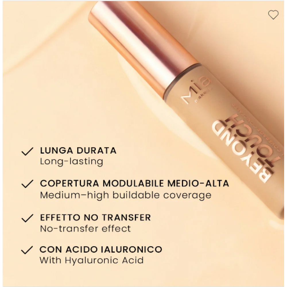 Mia Cosmetics Beyond Touch Concealer 022 Chantilly 13ml MAKEUP