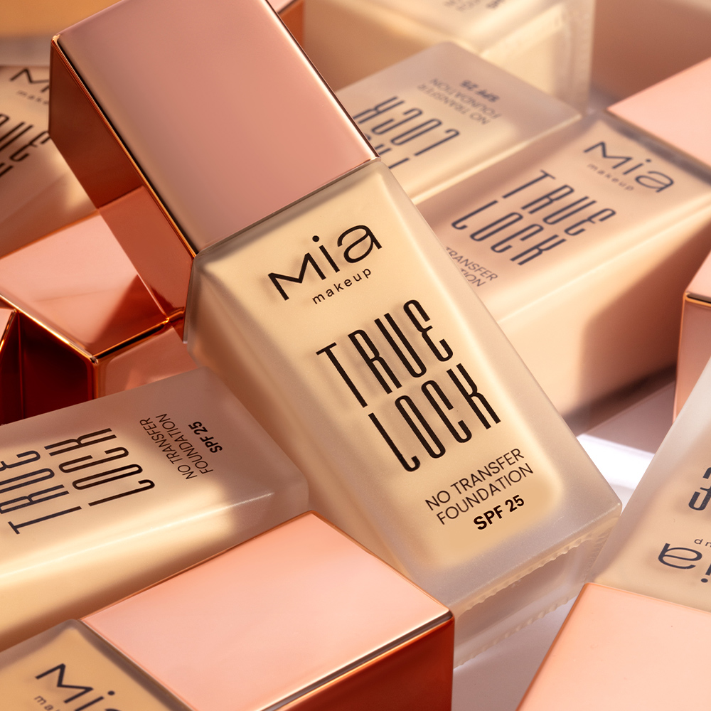 Mia Cosmetics True Lock No Transfer Foundation 02 Chantilly MAKEUP