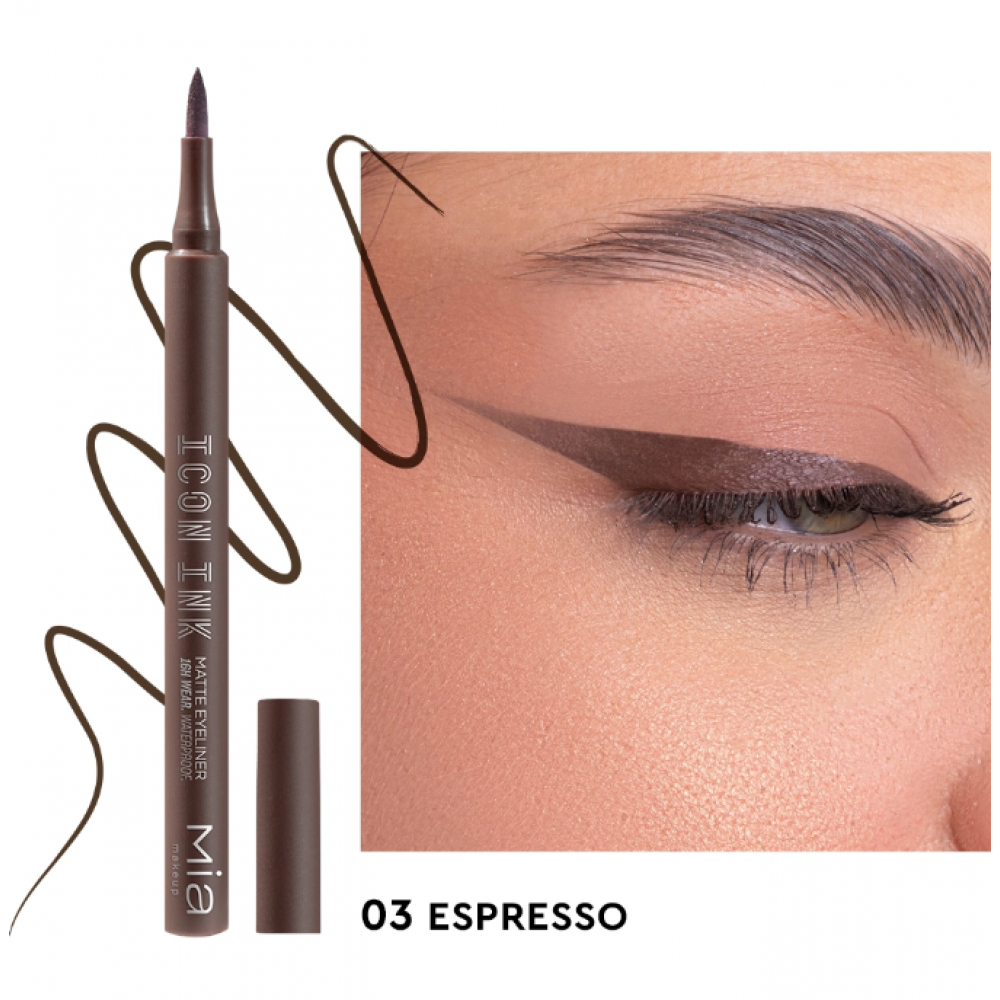 Mia Icon Ink Eyeliner 03 Espresso MAKEUP