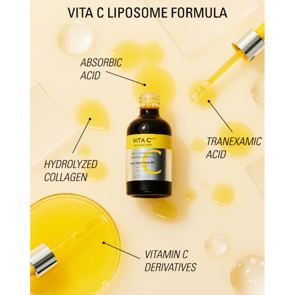 Missha Correcting and Firming Ampoule – Vita C Plus SKINCARE