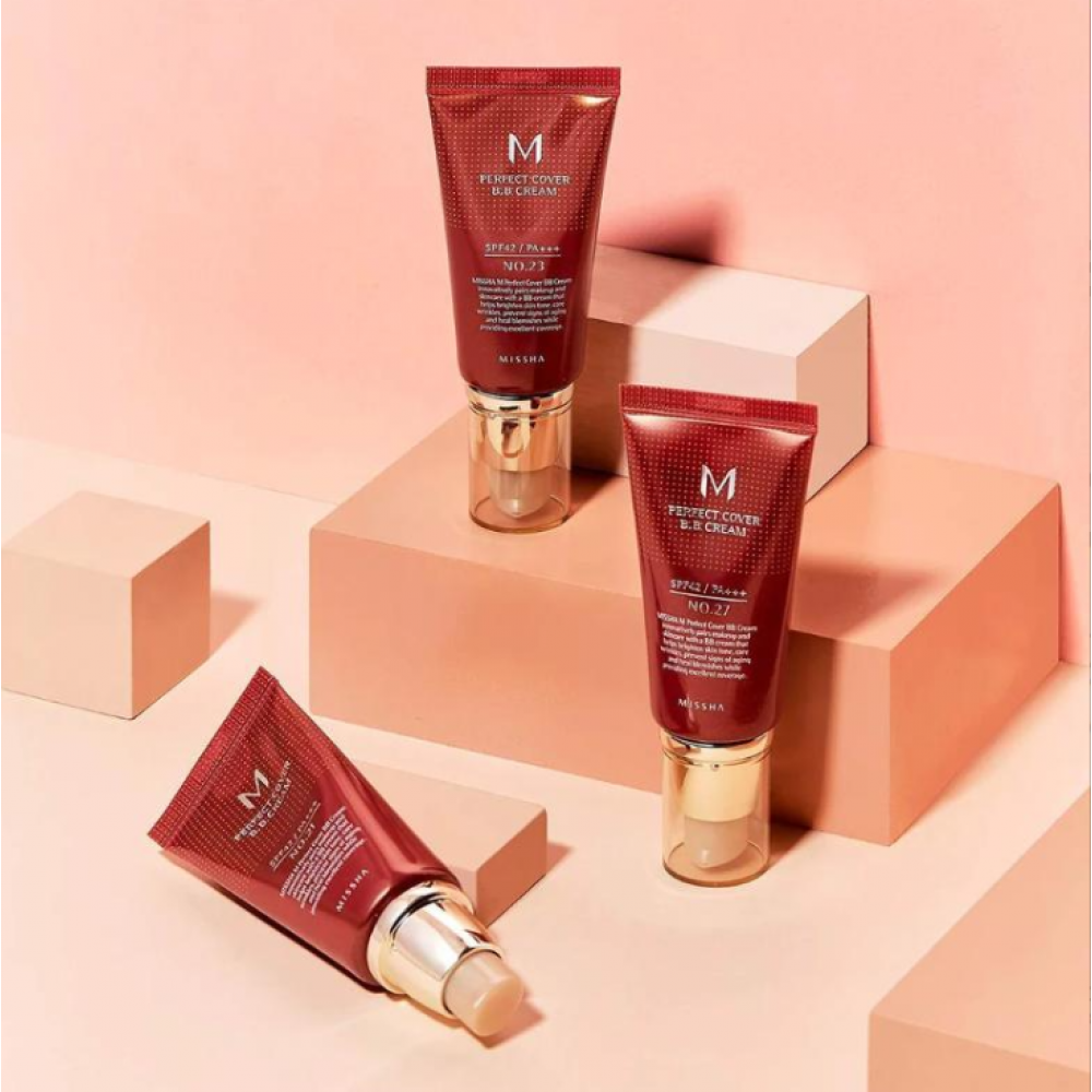 Missha Perfect Cover BB Cream SPF42 No 21 Light beige 50ml SKINCARE