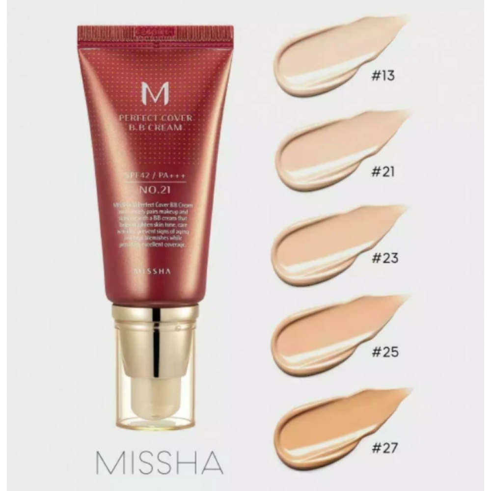 Missha Perfect Cover BB Cream SPF42 No 27 Honey beige 50ml SKINCARE