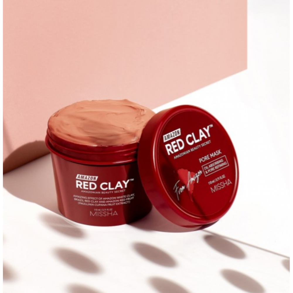 Missha Red Clay Pore Mask Amazon SKINCARE
