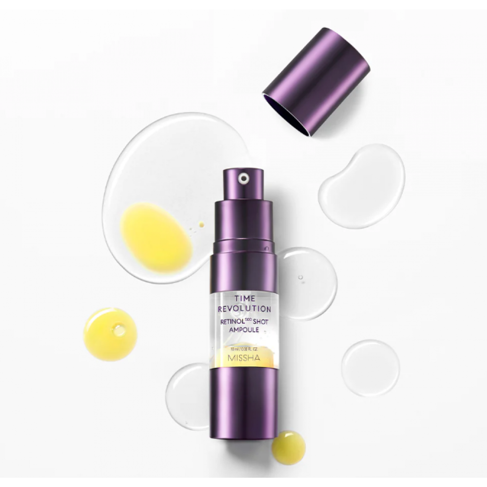 Missha Time Revolution Retinol 500 Shot Ampoule 10ml SKINCARE
