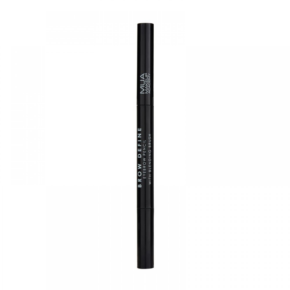 Mua Brow Define Eyebrow Pencil With Blending Brush Black MAKEUP