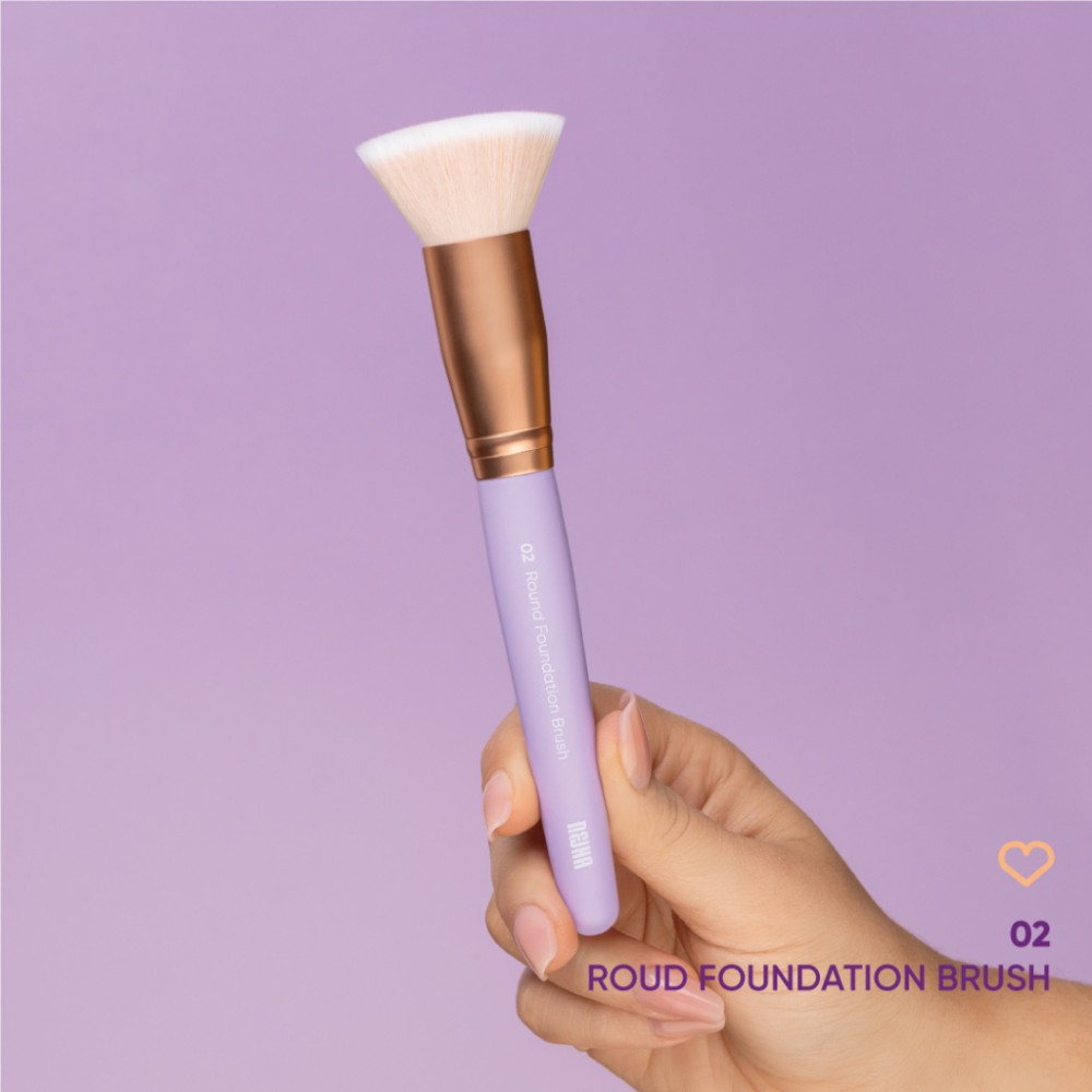 Nejha 02 Round Foundation Brush MAKEUP