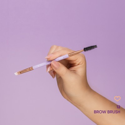 Nejha 12 Brow Brush – Πινέλο Φρυδιών με Διπλό Τελείωμα