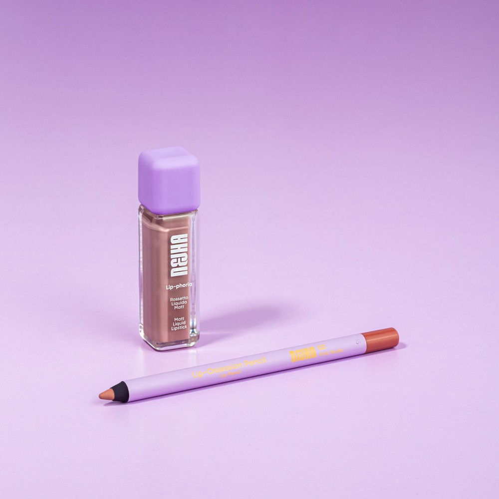 Nejha Combo Matt Lip 02 Pink Nude MAKEUP