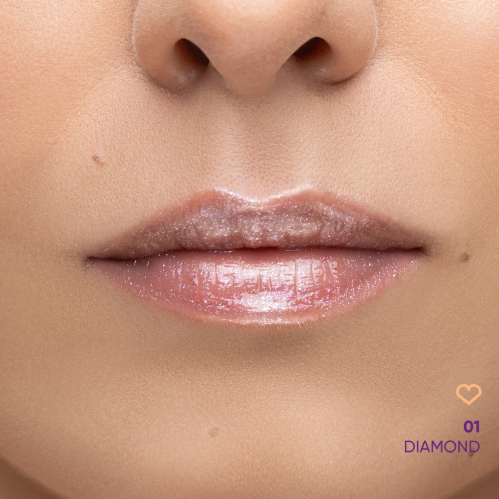 Nejha Diamond Crush Sparkling Lip Oil 01 Diamond 3ml MAKEUP