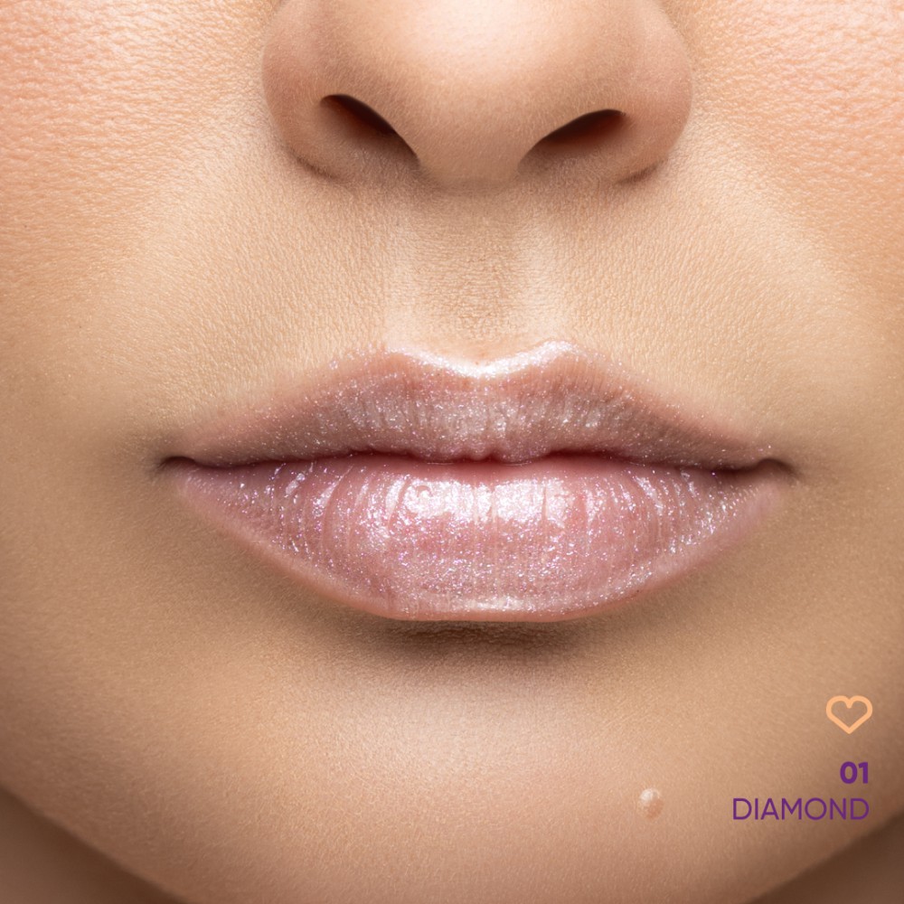 Nejha Diamond Crush Sparkling Lip Oil 01 Diamond 3ml MAKEUP