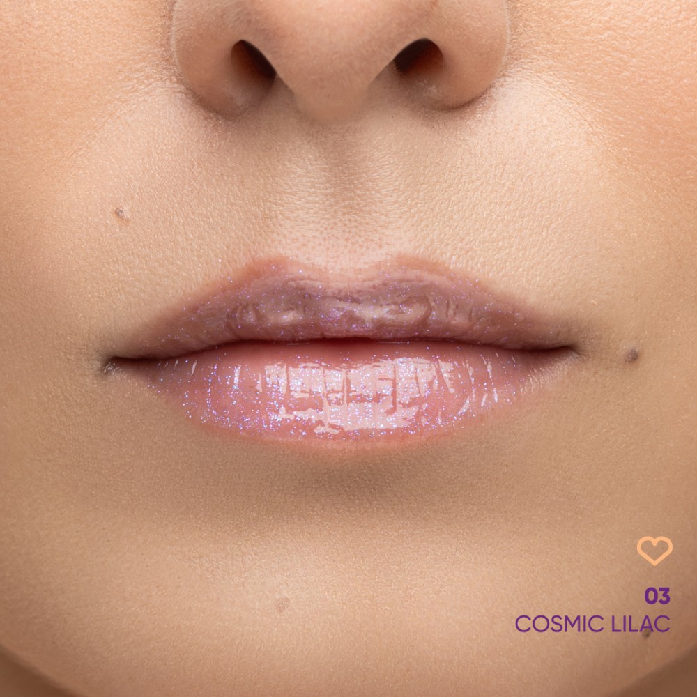 Nejha Diamond Crush Sparkling Lip Oil 03 Cosmic Lilac 3ml MAKEUP