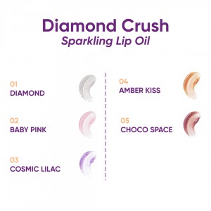 Nejha Diamond Crush Sparkling Lip Oil 05 Choco Space 3ml MAKEUP