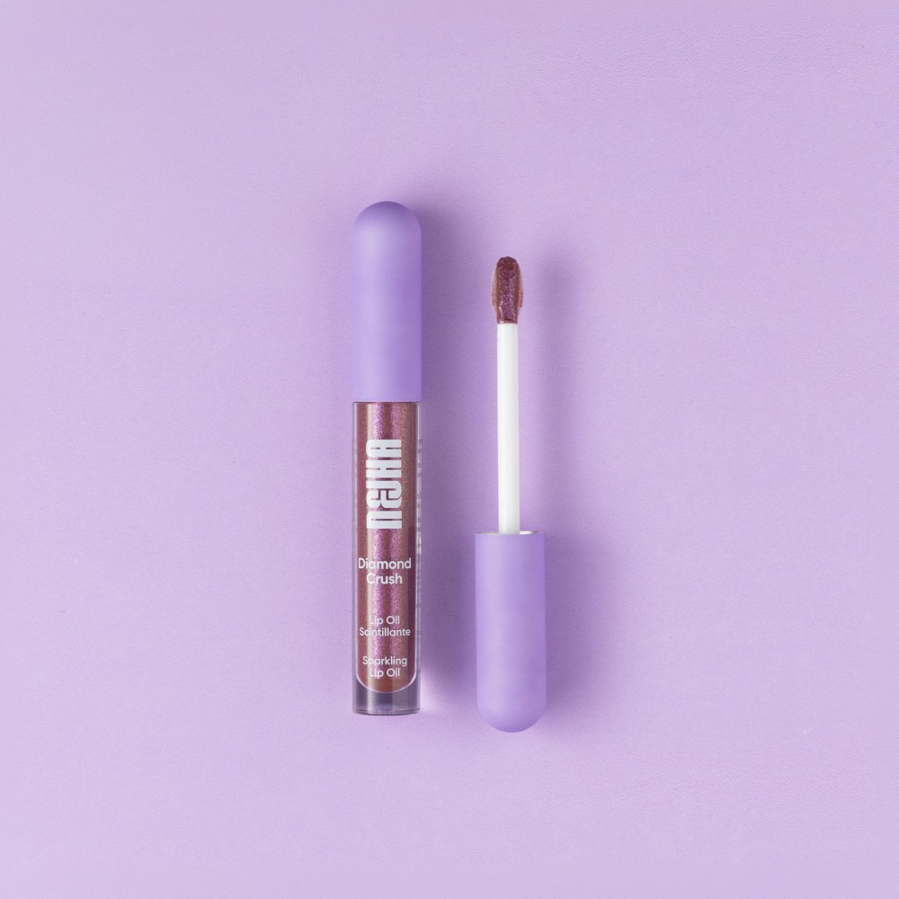 Nejha Diamond Crush Sparkling Lip Oil 05 Choco Space 3ml MAKEUP