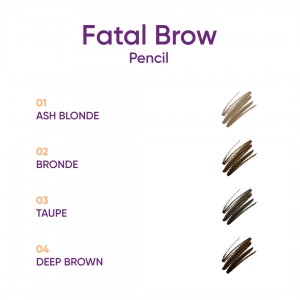 Nejha Fatal Brow Pencil Eyebrow Mina 01 Ash Blonde MAKEUP