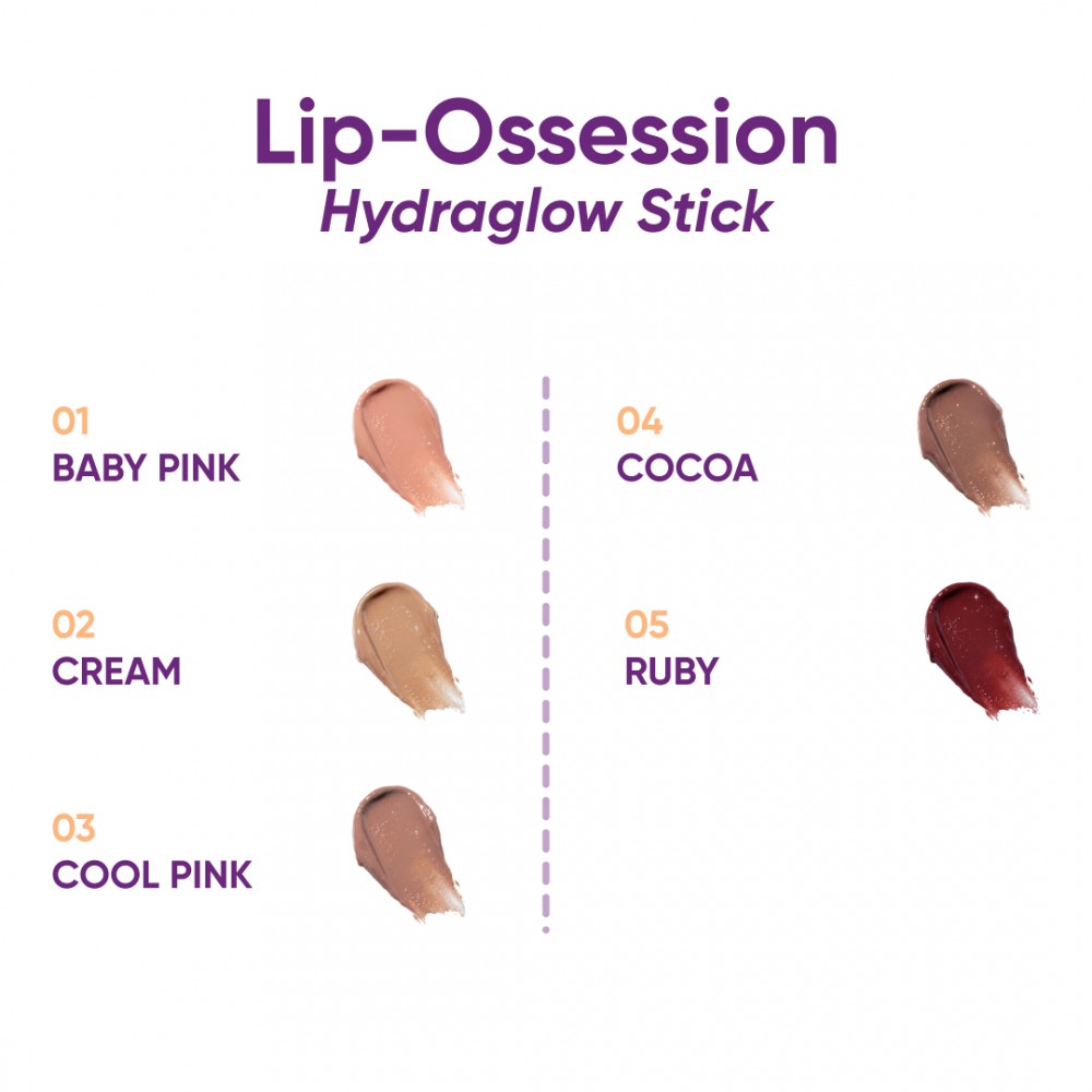 Nejha Lip Ossession HydraGlow Stick  02 Cream 11gr MAKEUP
