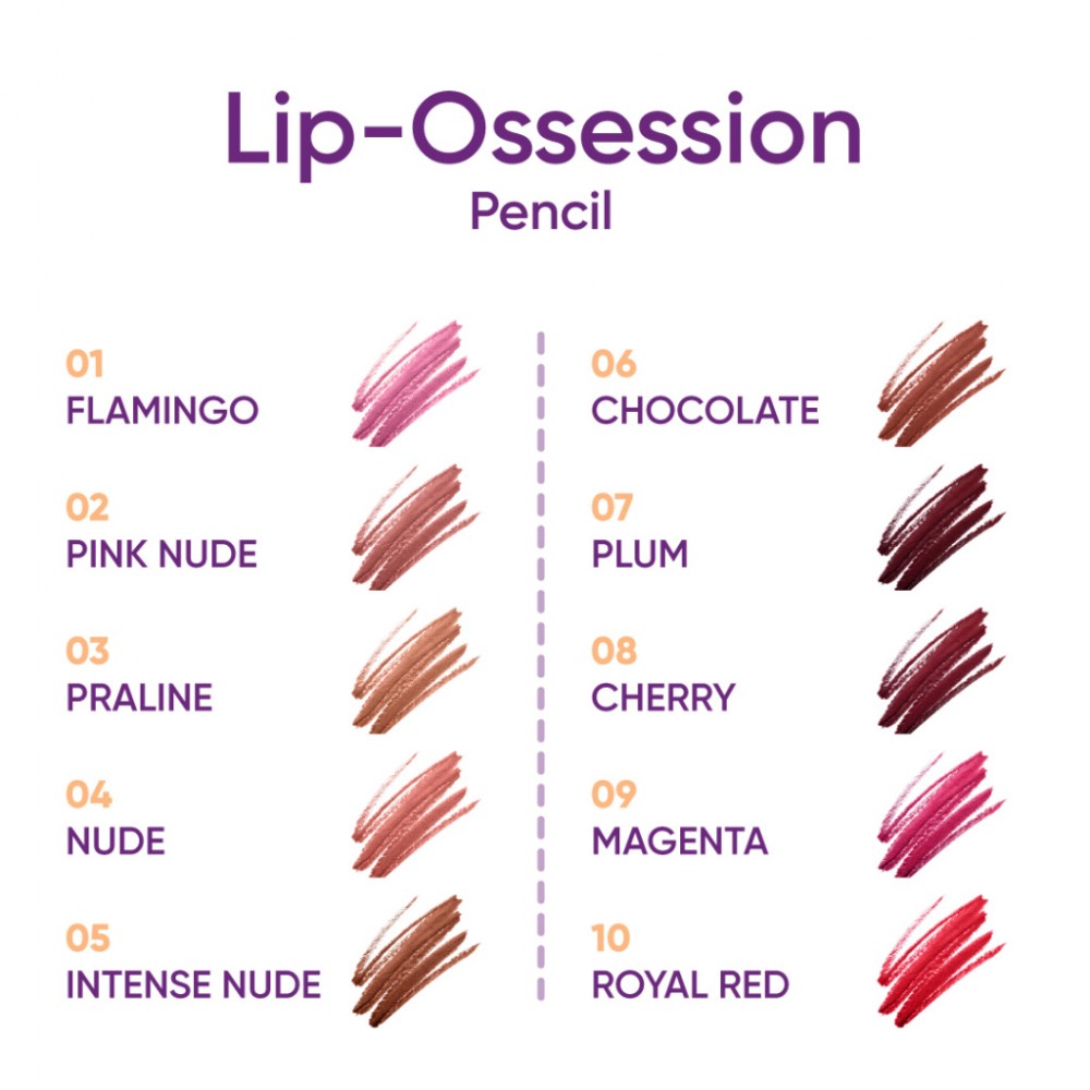 Nejha Lip Ossession Pencil 02 Pink Nude MAKEUP