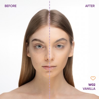 Nejha Matt of Course Matt Foundation 18ml W02 Vanilla