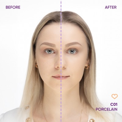 Nejha Matt of Course Matt Foundation 18ml C01 Porcelain 