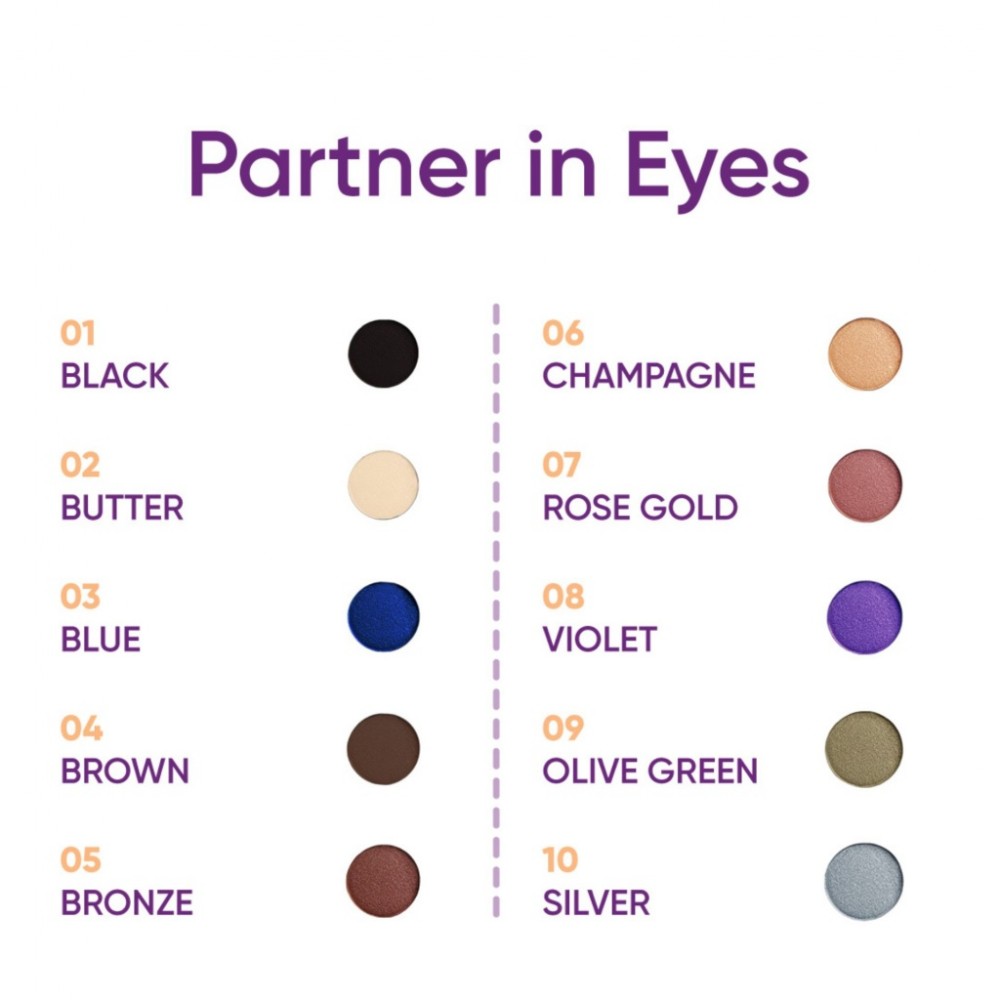 Nejha Partner in Eye Powder Eyeshadow 04 Brown MAKEUP