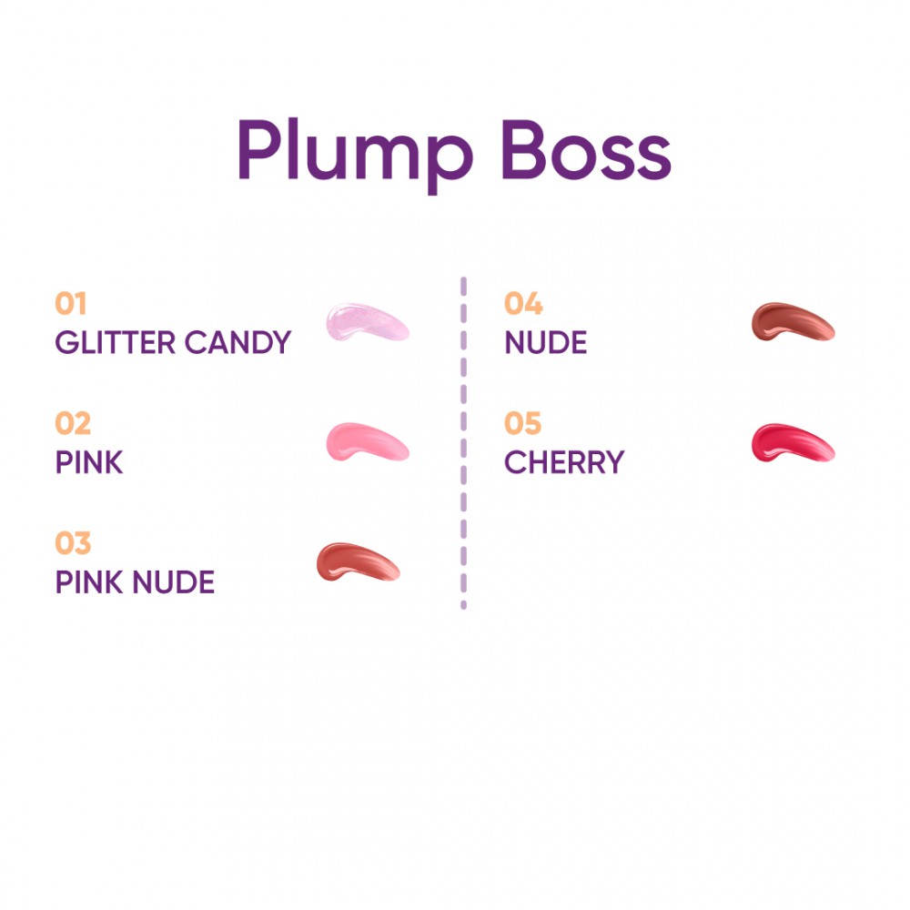 Nejha Plump Boss Plump Effect Gloss 01 Glitter Candy 8,5ml MAKEUP