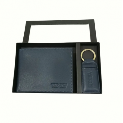 Northampton Polo Club Σετ Μπλε Δερμάτινο Ανδρικό Πορτοφόλι & Μπρελοκ