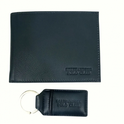 Northampton Polo Club Σετ Μπλε Δερμάτινο Ανδρικό Πορτοφόλι & Μπρελοκ