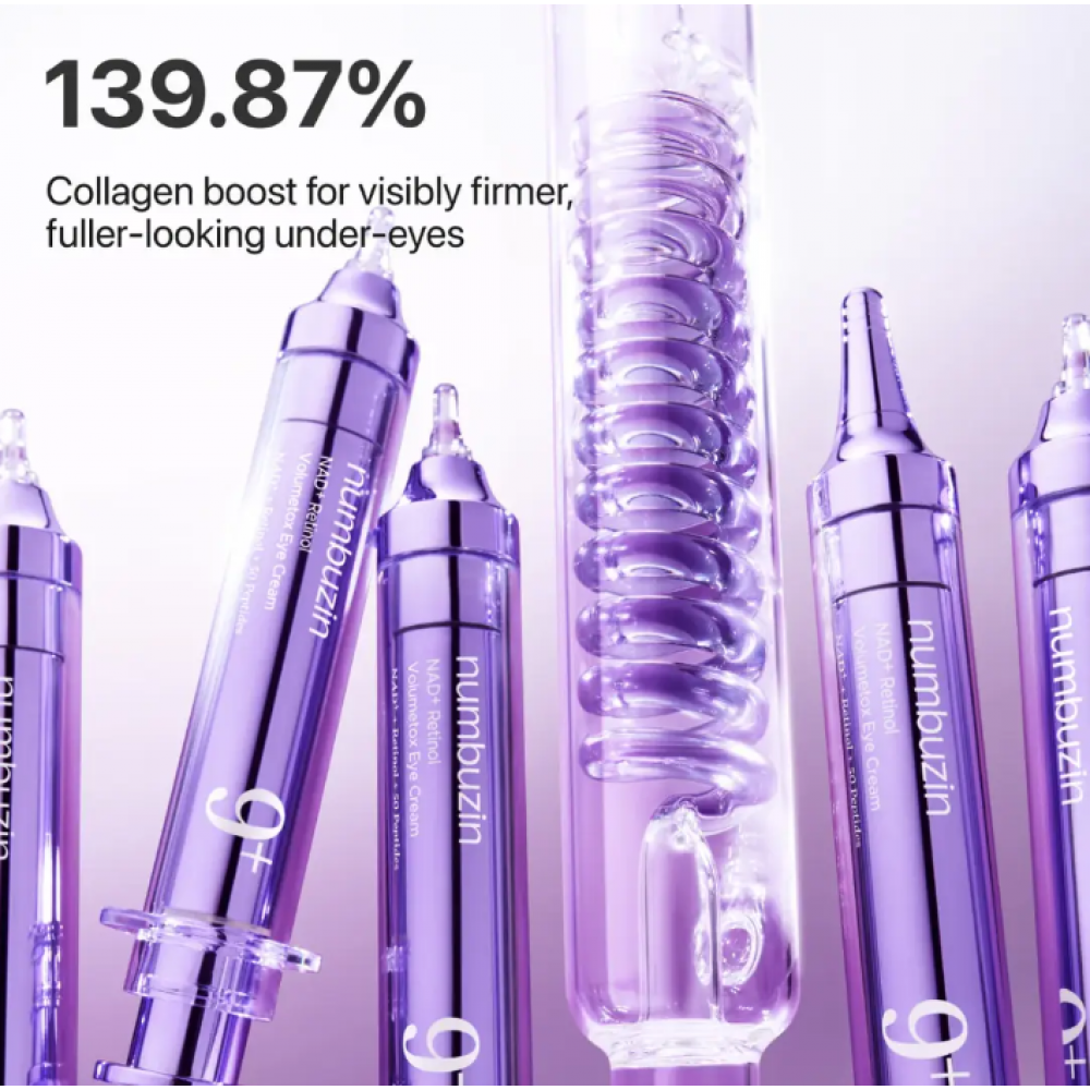 Numbuzin No.9 NAD Retinol Volumetox Eye Cream 10ml SKINCARE