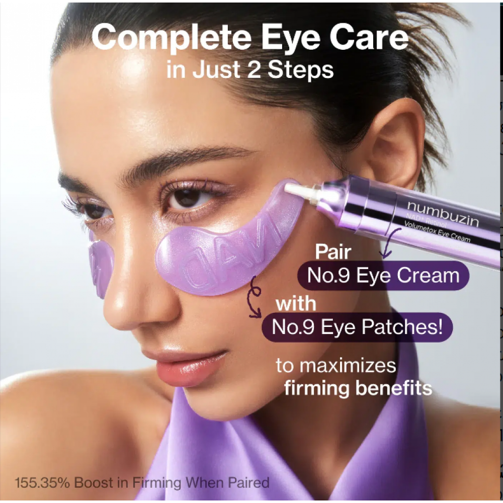 Numbuzin No.9 NAD Retinol Volumetox Eye Cream 10ml SKINCARE