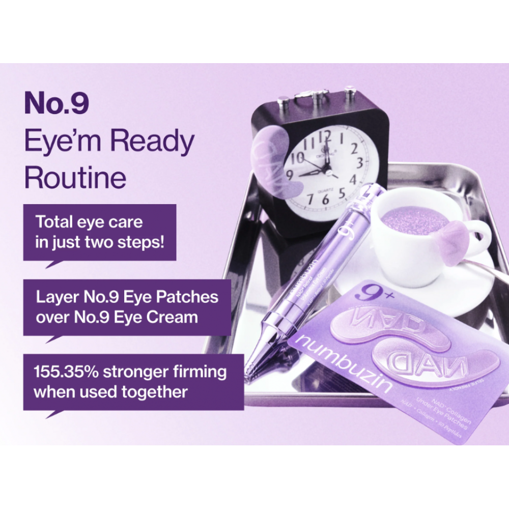 Numbuzin No.9 NAD Retinol Volumetox Eye Cream 10ml SKINCARE