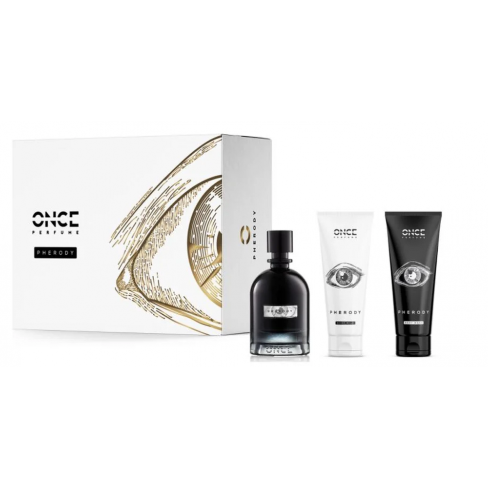 Once Perfume Pherody Women Gift Set Eau De Parfum Intense 100ml και Body Wash 100ml και Body Milk 100ml ΣΕΤ ΔΩΡΟΥ