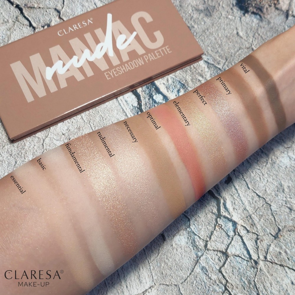 Claresa Nude Maniac Eyeshadow Palette (12g) MAKEUP