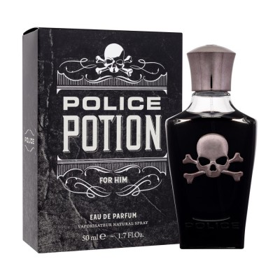 Police Potion For Him Men Eau De Parfum Spray 50ml Cashmere Wood and Vanilla
